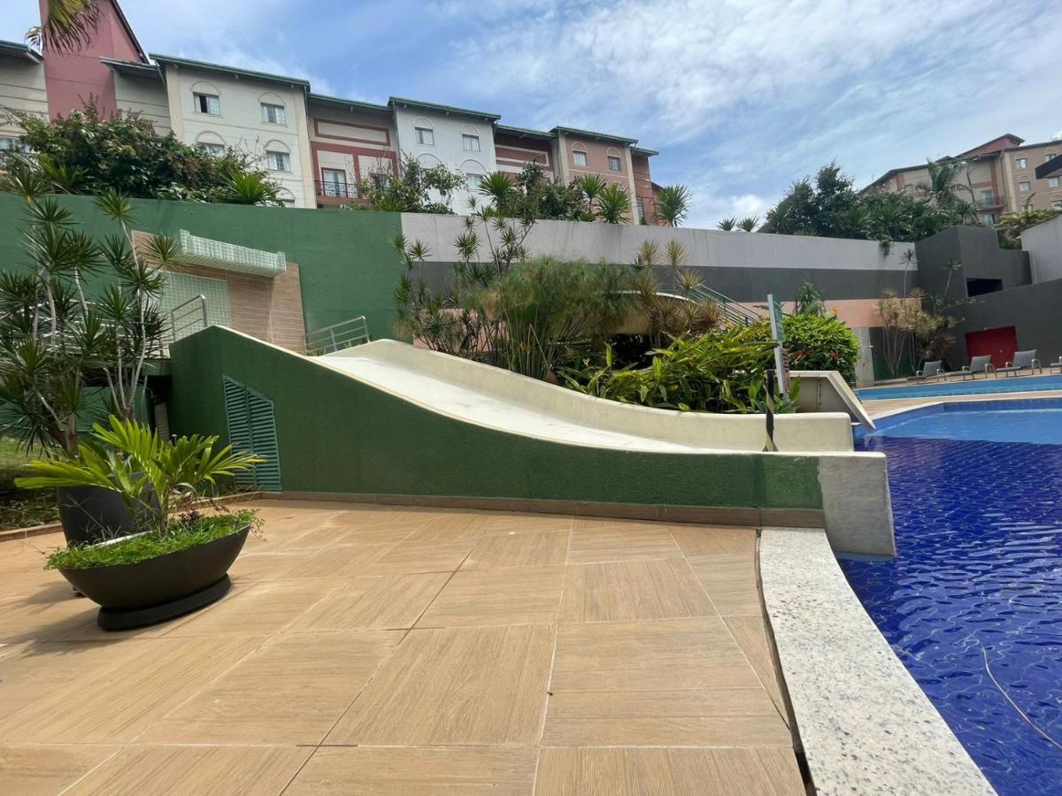 Flat 501 - Condominio Veredas Do Rio Quente - Diferenciado Com Ar Na Sala E No Quarto 외부 사진