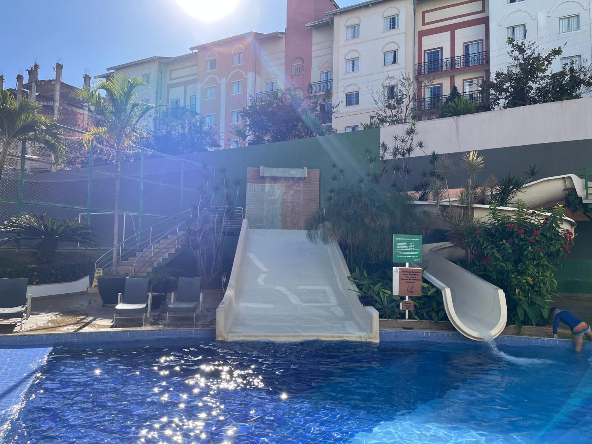 Flat 501 - Condominio Veredas Do Rio Quente - Diferenciado Com Ar Na Sala E No Quarto 외부 사진